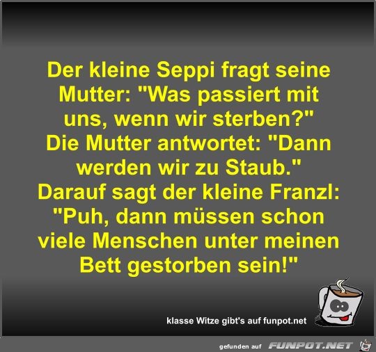 Der kleine Seppi fragt seine Mutter Der kleine Seppi fragt seine Mutter
