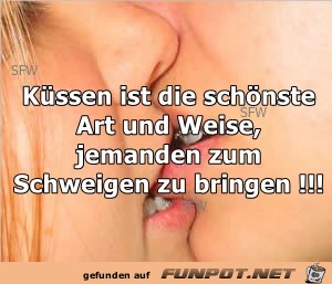 Kuessen ist die schoenste Art