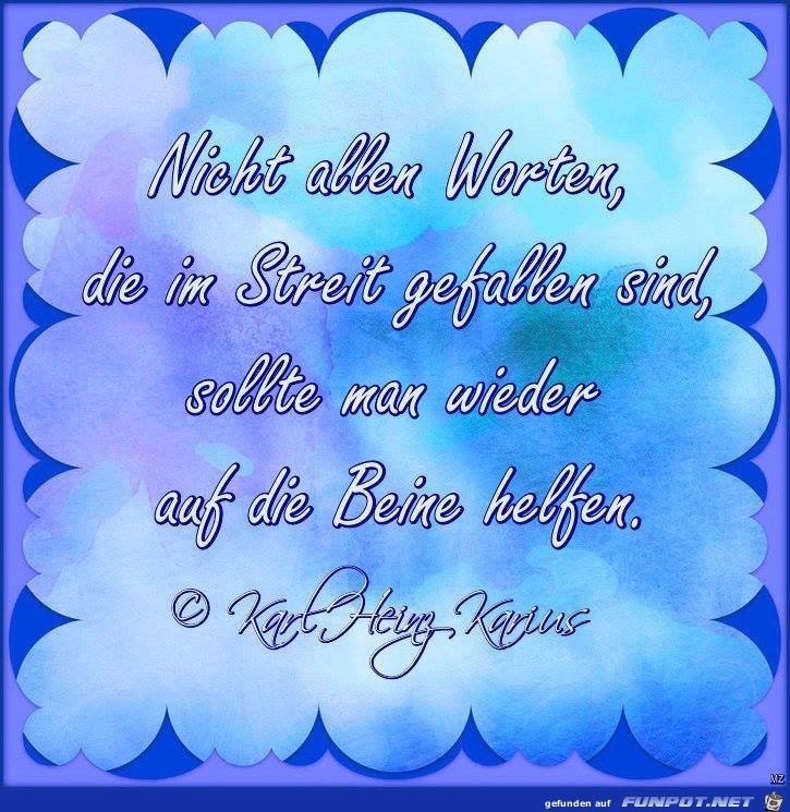 nicht allen Worten nicht allen Worten