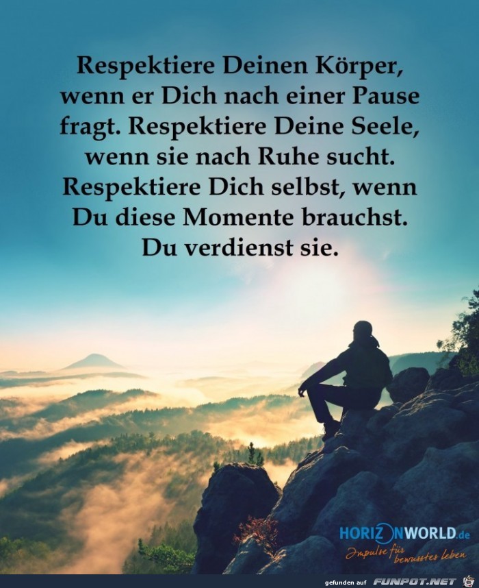 Respektiere deinen Koerper Respektiere deinen Koerper