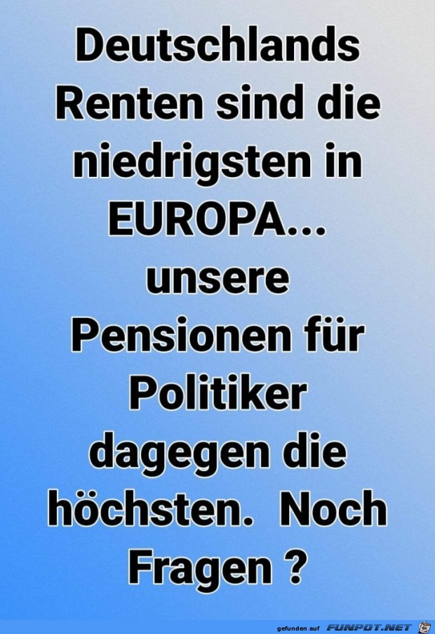 Unterschied Renten und Pensionen