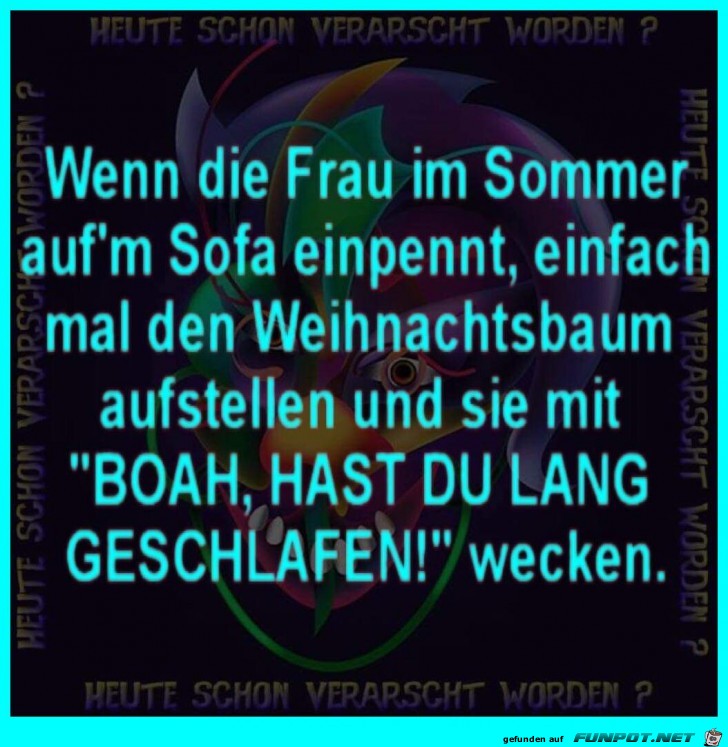 Lange geschlafen