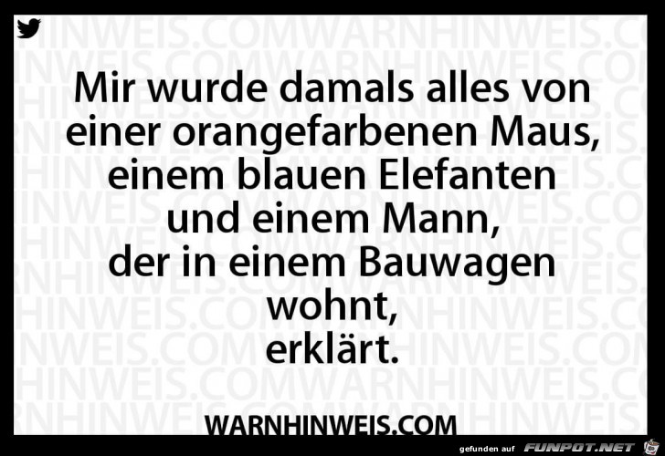 Wie man früher aufgeklärt wurde Wie man früher aufgeklärt wurde