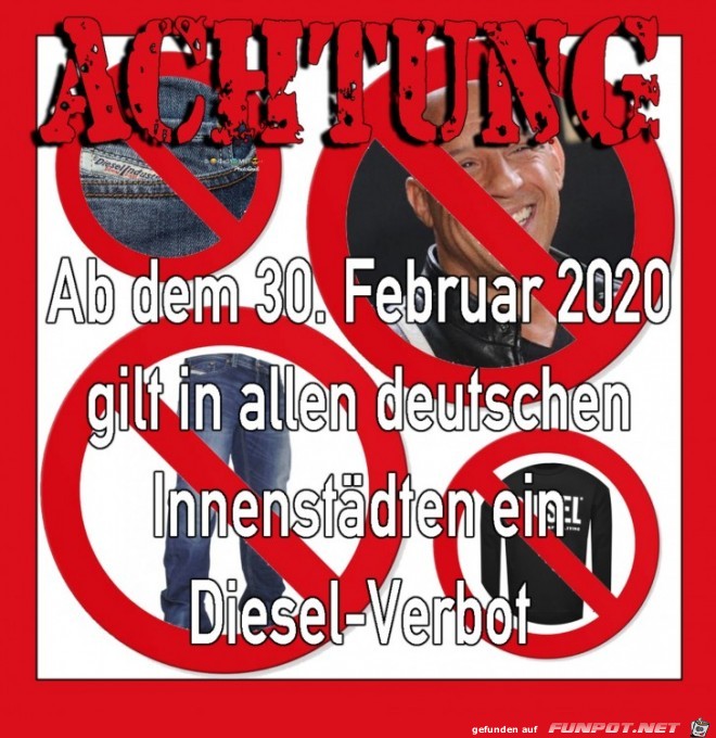 Diesel-Verbot Diesel-Verbot