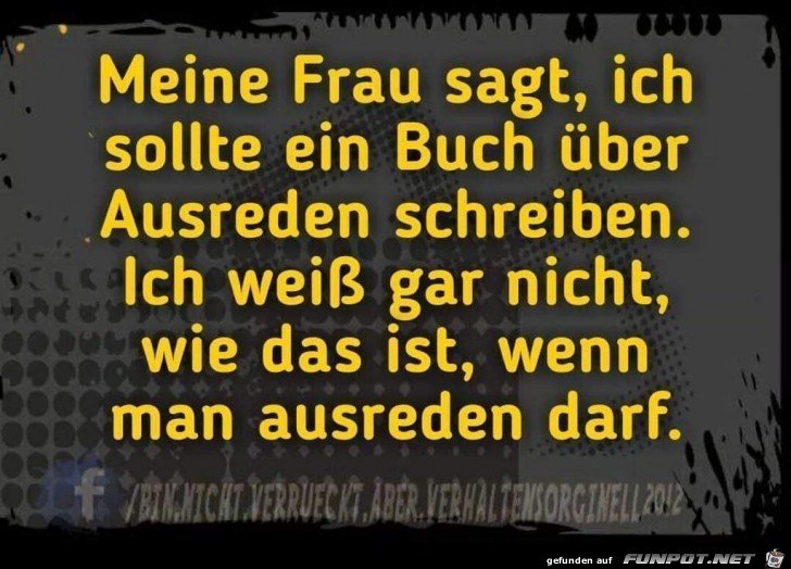 Ausreden Ausreden