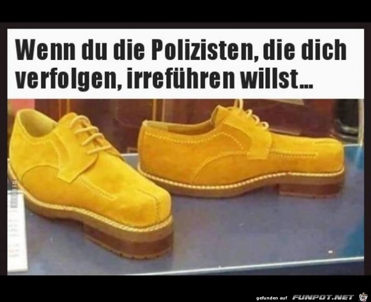 wenn du die Polizisten