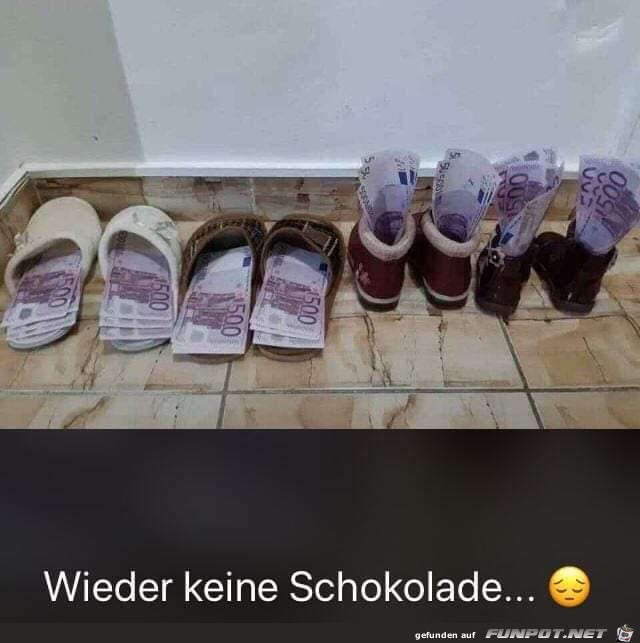 wieder keine Schokolade wieder keine Schokolade