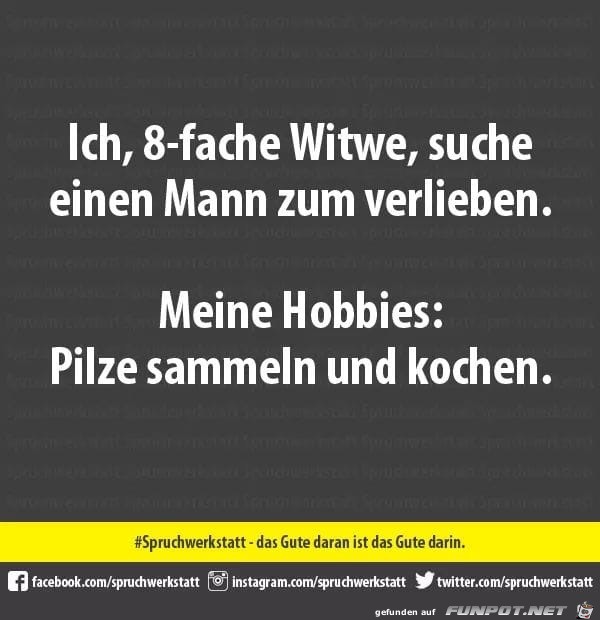 Ich 8-fache Witwe Ich 8-fache Witwe