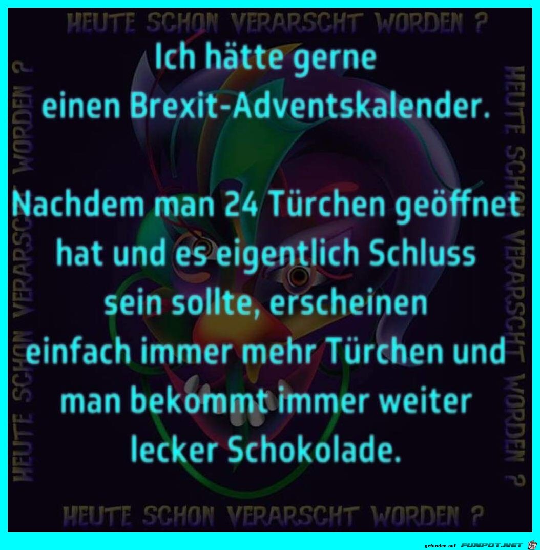 Brexit-Adventskalender Brexit-Adventskalender