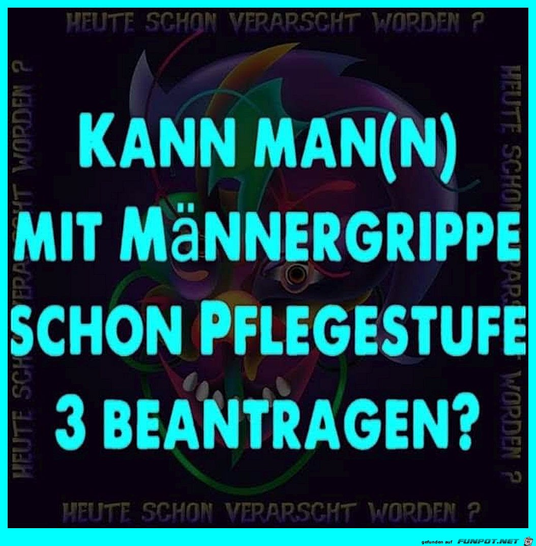 Männergrippe Männergrippe