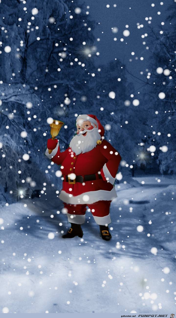 Der Weihnachtsmann wuenscht MERRY X-MAS