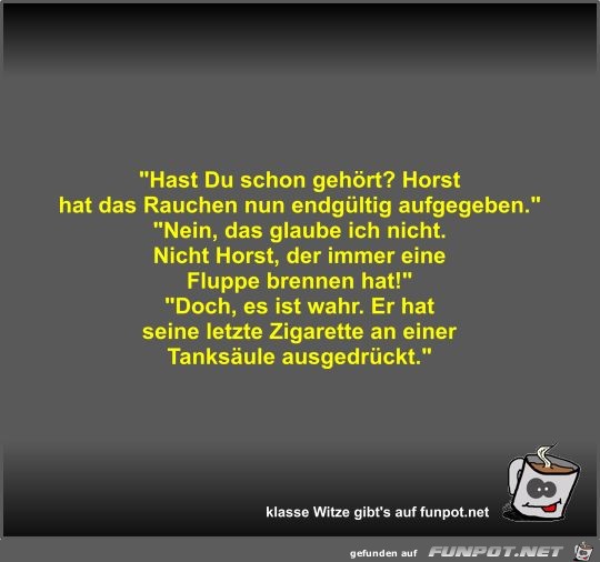 Hast Du schon gehört? Hast Du schon gehört?