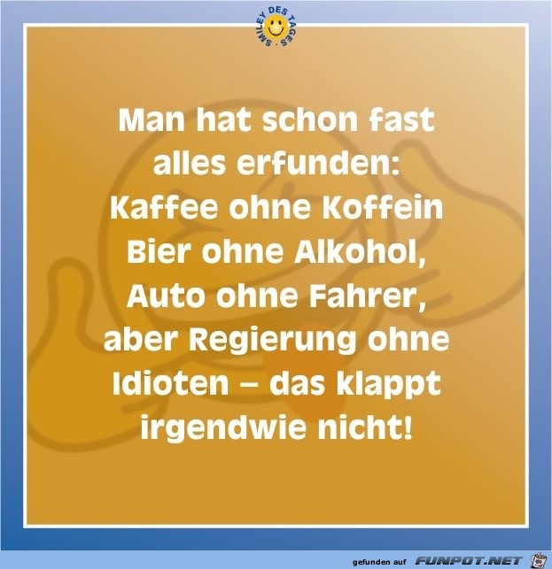 man hat schon fast