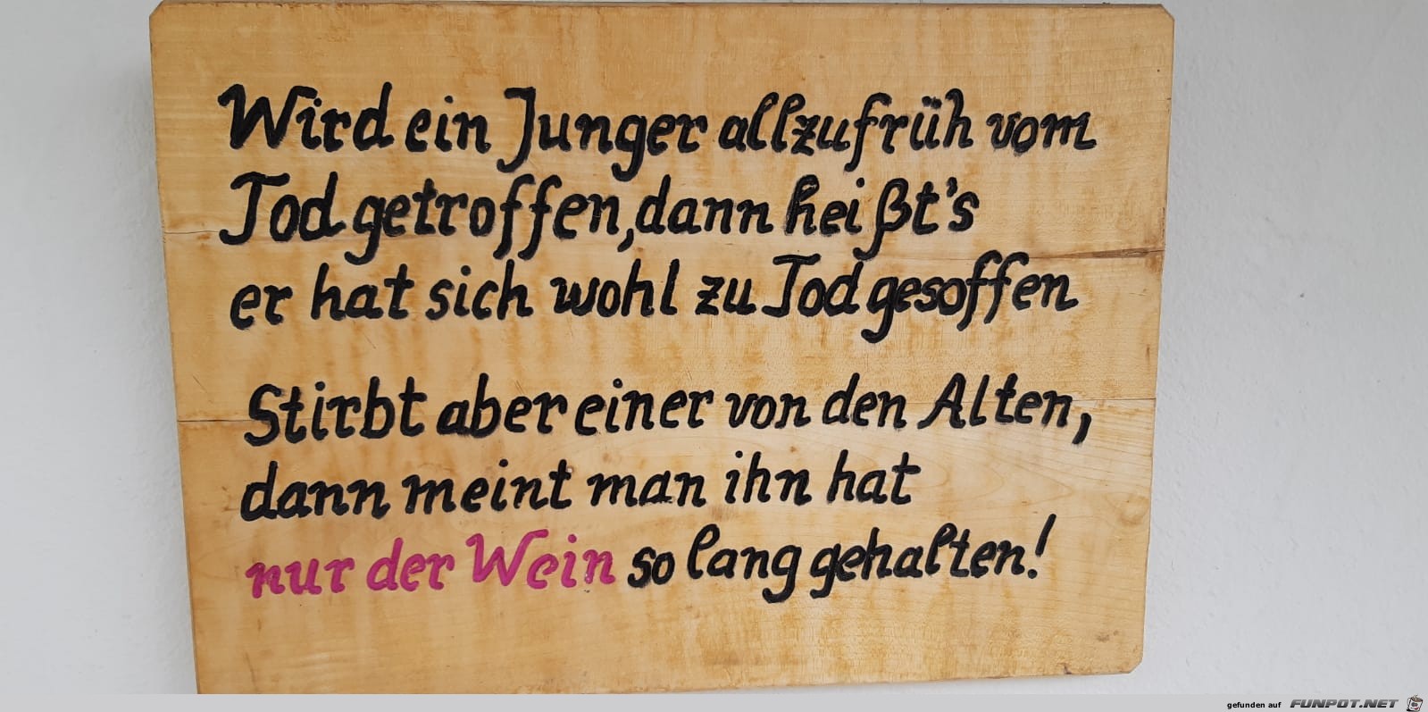 wird ein Junger allzufrueh wird ein Junger allzufrueh