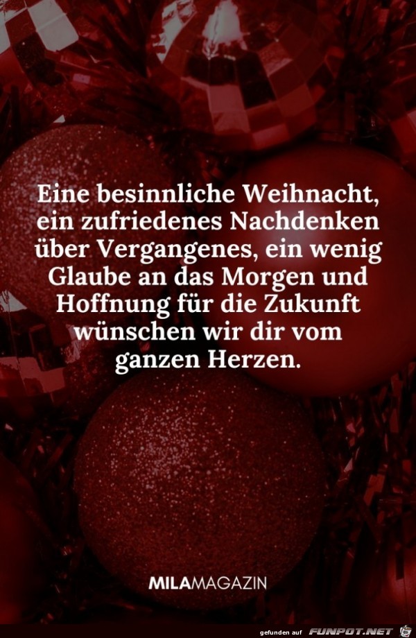 Besinnliche Weihnacht