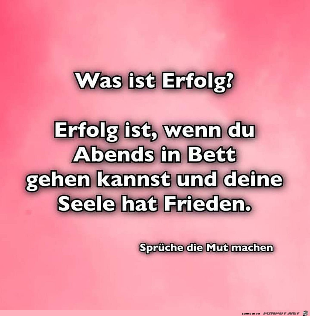 Was ist Erfolg