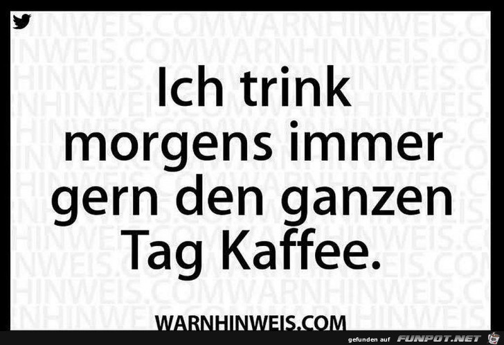 Morgens trinken Morgens trinken