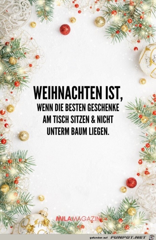 Weihnachten ist, wenn...