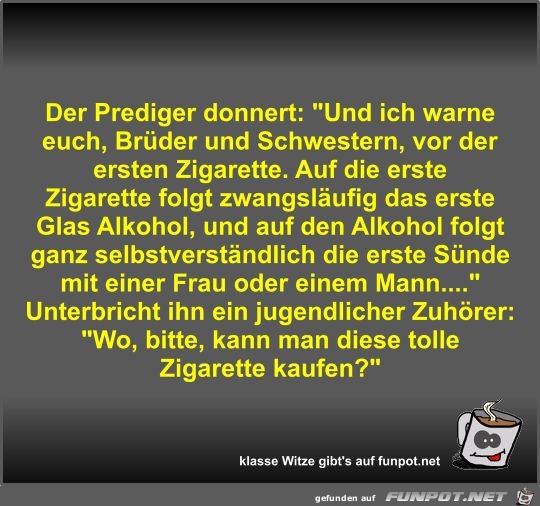 Der Prediger donnert Der Prediger donnert