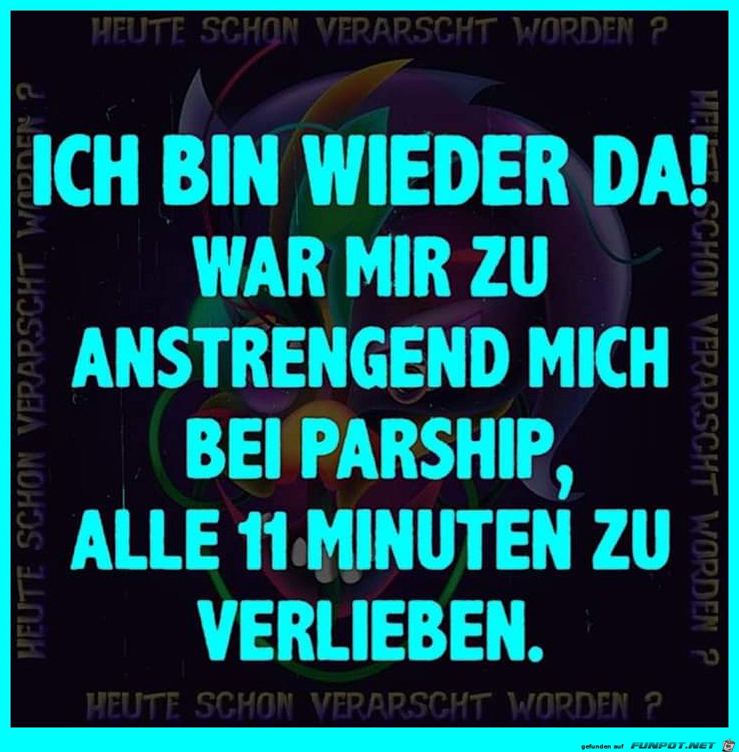 Ich bin wieder da