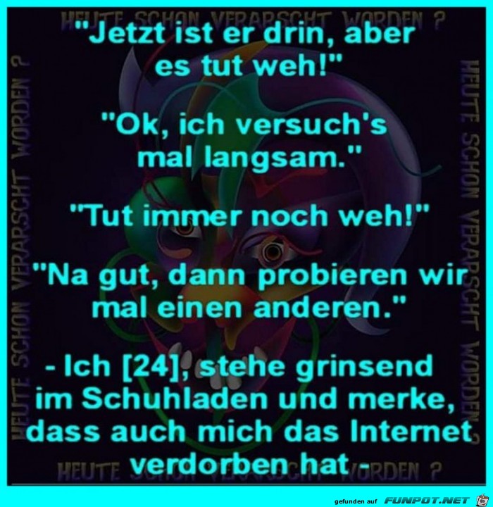 Verdorben durch das Internet