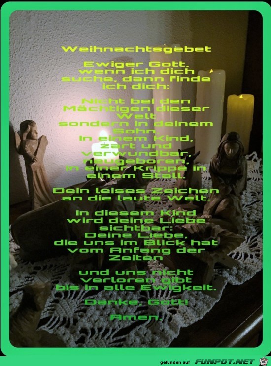 weihnachtsgebet weihnachtsgebet