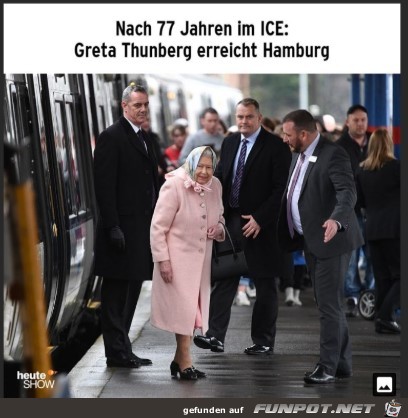Greta Thunberg erreicht Hamburg