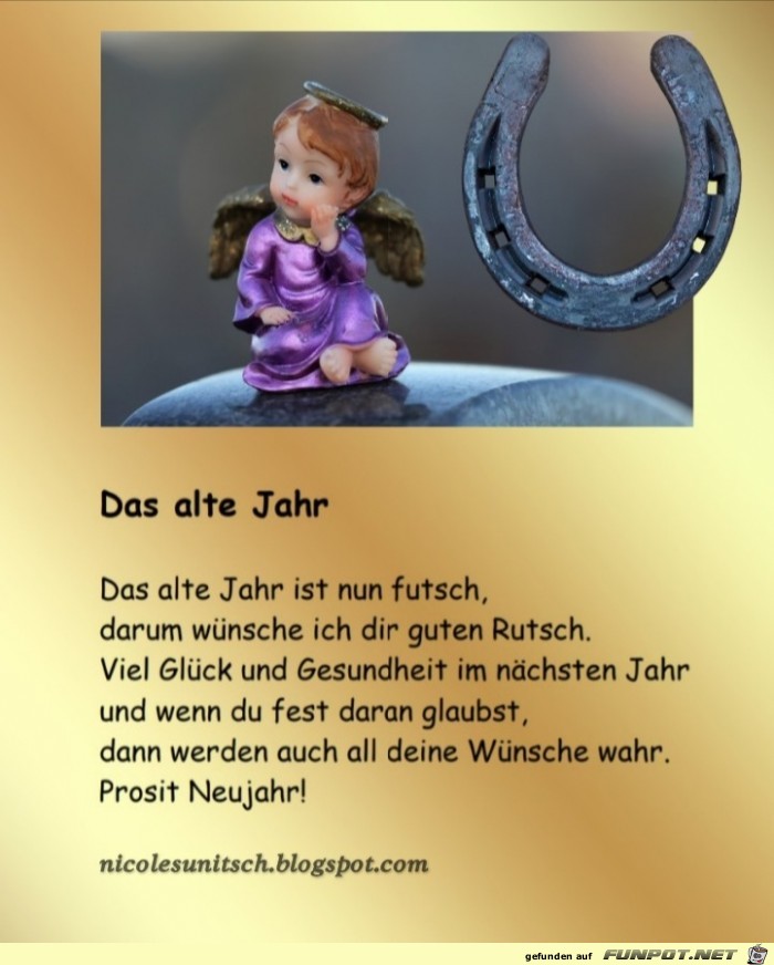 Das alte Jahr - Gedicht von Nicole Sunitsch Das alte Jahr - Gedicht von Nicole Sunitsch