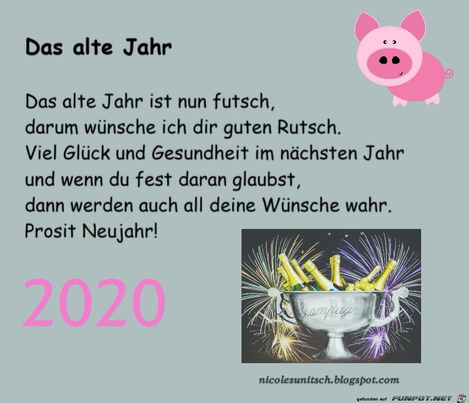 Das alte Jahr - Gedicht von Nicole Sunitsch Das alte Jahr - Gedicht von Nicole Sunitsch