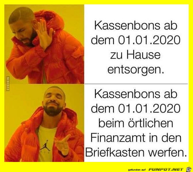 Kassenbon sammeln