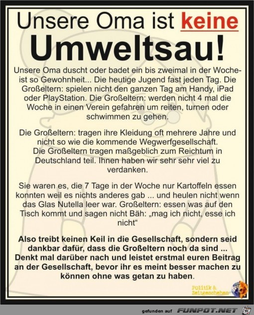 Umweltsau Umweltsau