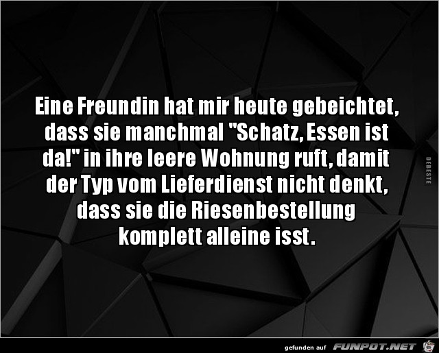 Eine Freundin hat mir Eine Freundin hat mir
