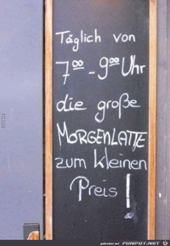 Morgenlatte