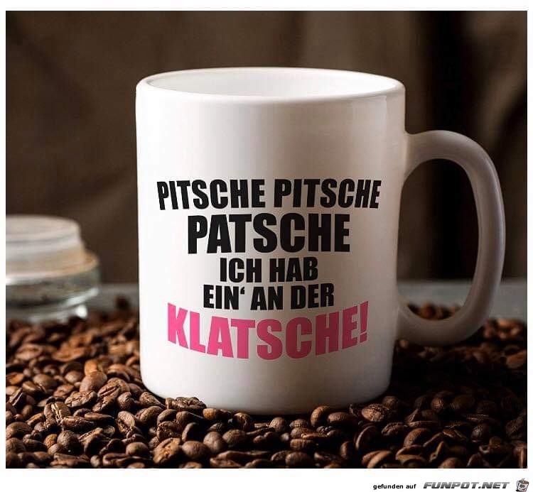 Einen an der Klatsche Einen an der Klatsche
