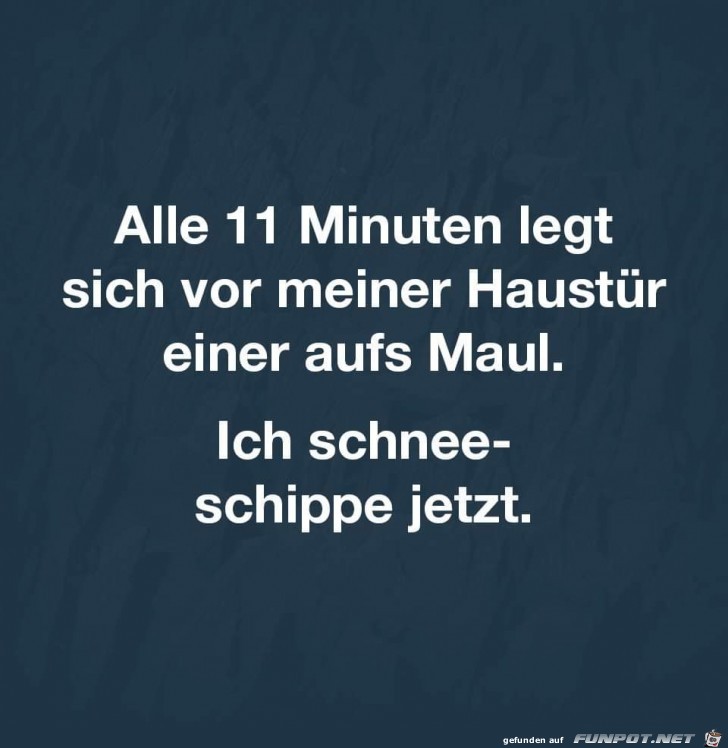 Schneeschippen Schneeschippen
