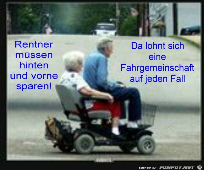 Rentner-Fahrgemeinschaft