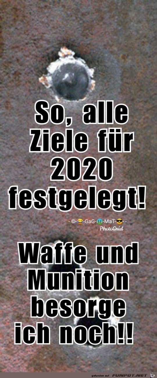 Ziele fuer zwanzigzwanzig Ziele fuer zwanzigzwanzig