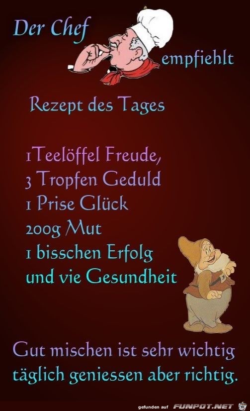 Rezept des Tages