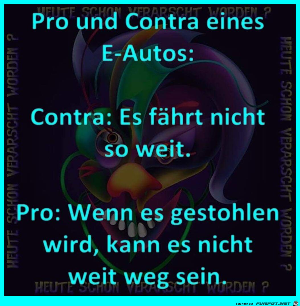 Pro und Contra E-Auto
