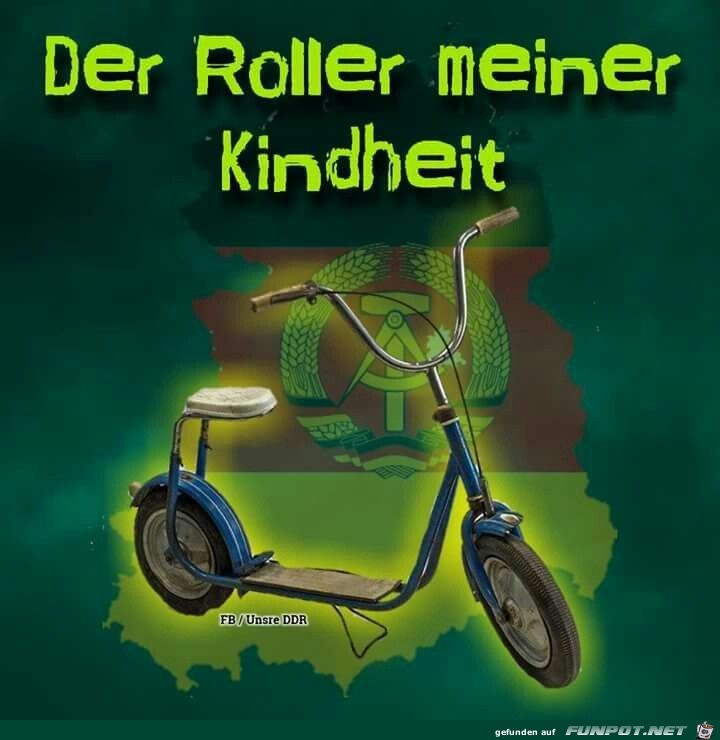 Der Roller meiner Kindheit