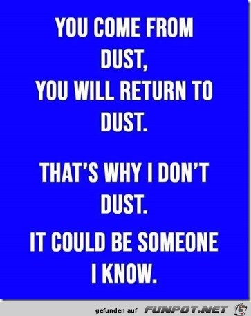 Dust To Dust Dust To Dust