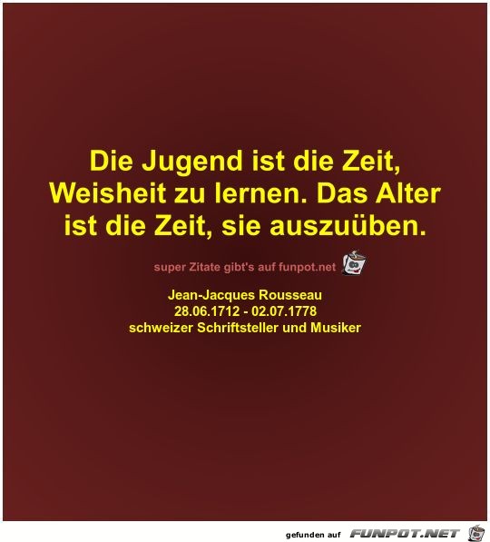 Die Jugend ist die Zeit