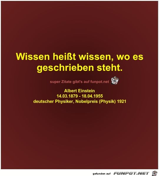 Wissen heißt wissen, wo es
geschrieben steht Wissen heißt wissen, wo es
geschrieben steht