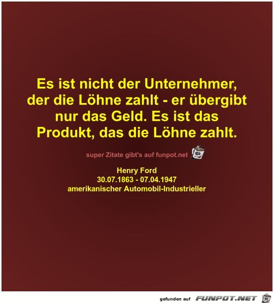Es ist nicht der Unternehmer Es ist nicht der Unternehmer