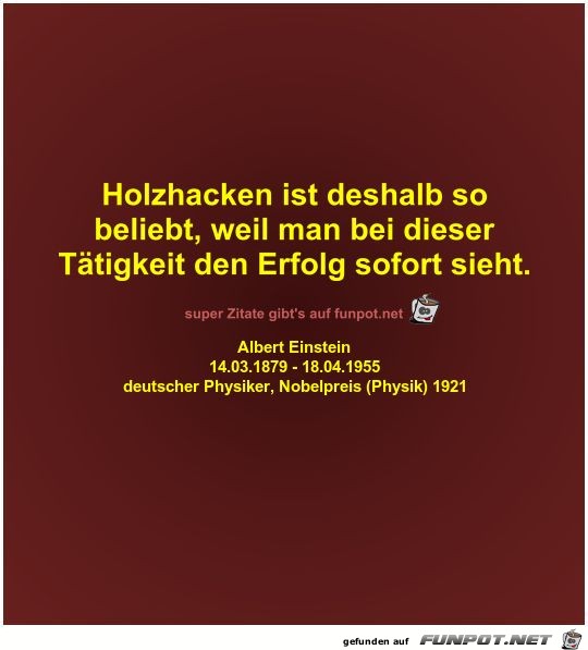 Holzhacken ist deshalb so
beliebt Holzhacken ist deshalb so
beliebt