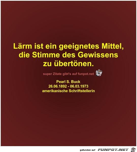 Lärm ist ein geeignetes Mittel Lärm ist ein geeignetes Mittel