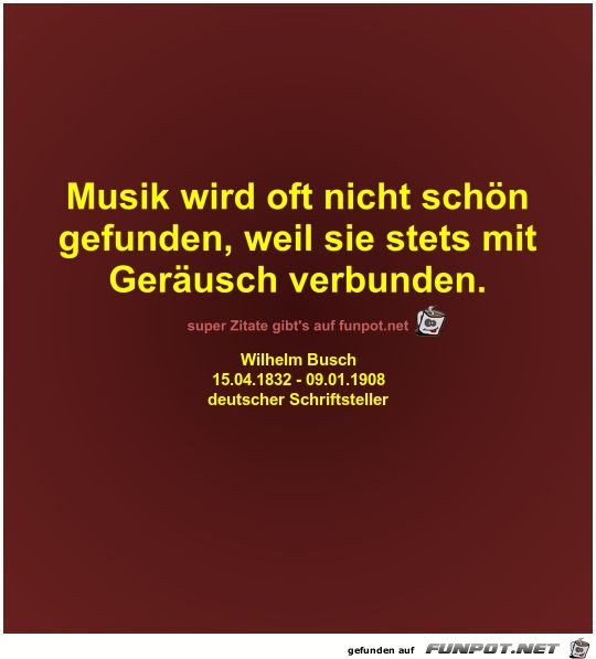 Musik wird oft nicht schön
gefunden Musik wird oft nicht schön
gefunden