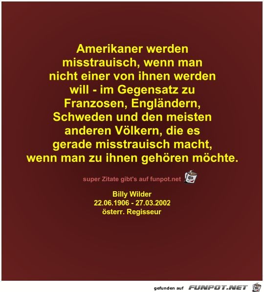 Amerikaner werden
misstrauisch Amerikaner werden
misstrauisch