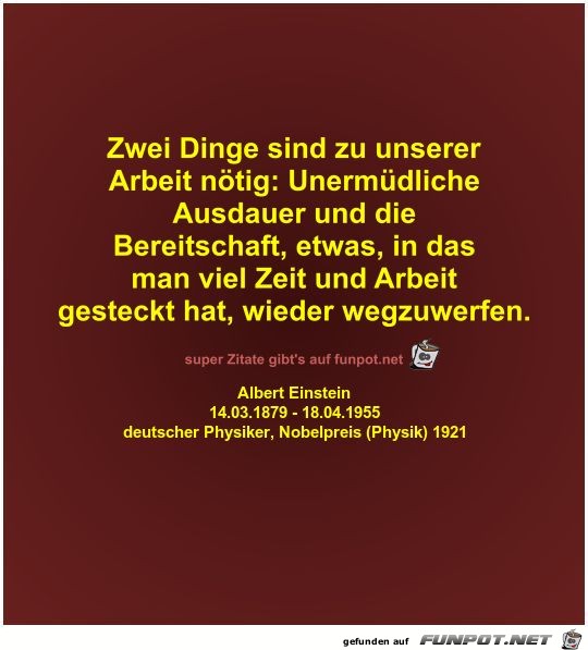 Zwei Dinge sind zu unserer
Arbeit nötig Zwei Dinge sind zu unserer
Arbeit nötig