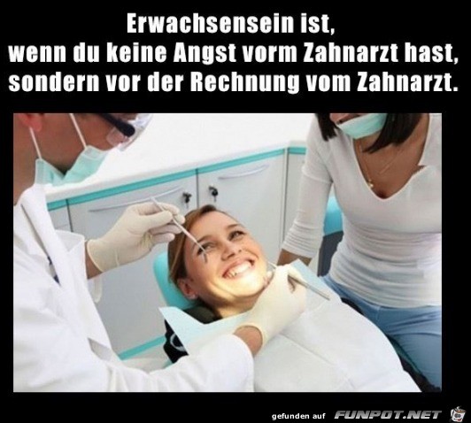 Angst vor der Rechnung Angst vor der Rechnung